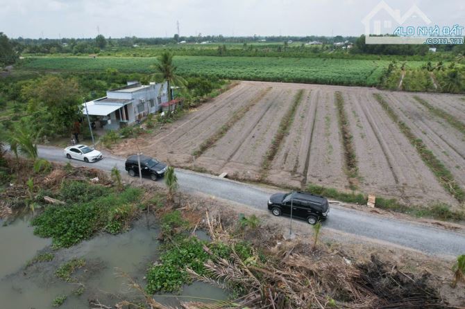 1000m2 đất vườn mặt tiền 816 vew kênh được lên thổ 1ty650 triệu Bình đức bến lức rẻ nát kh - 3