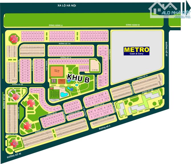 Bán nhà biệt thự An Phú đường số 18 khu B gần siêu thị Metro cũ Quận 2 (200m2) 58 tỷ - 5
