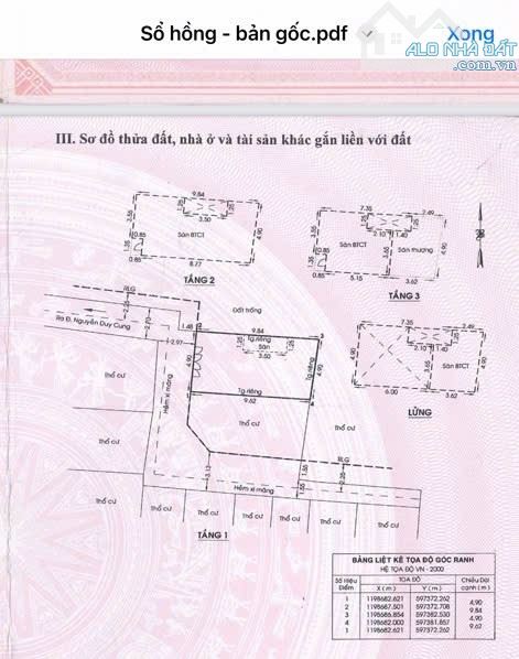 HXH sát Emart 2 4 tầng đúc 5x10m 50m2 chỉ 5.x tỷ - 6