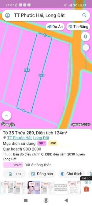 Cách biển chỉ 4km - Thị Trấn phước Hải .BRVT ►Giá chỉ 770 triệu Đầu tư hay xây nhà đều OK - 7
