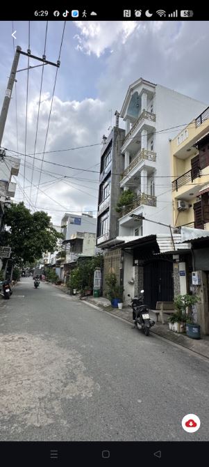 Nhà đẹp 4 lầu, Hẻm 8m. DT: 4,5mx18m. Gần ngay ngã ba Đông quang, Q12. Rẻ nhất khu vực.