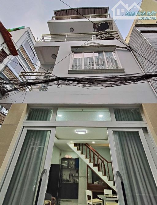 HẺM XE HƠI, 4 Tầng BTCT 3PN, (DT 4m x 9m) Phường 1 Gò Vấp, giá 6.x ty