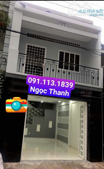 $ Cho Thuê Nhà- HXH- Lê Ngã, P Phú Trung. Q TP. 4,5M X 15M, 1L, 2PN. Chỉ 13Tr $