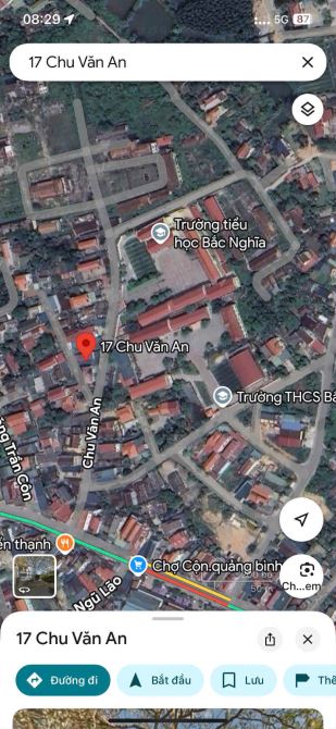 2 Mặt tiền trước sau đường Chu Văn An - Bắc Nghĩa