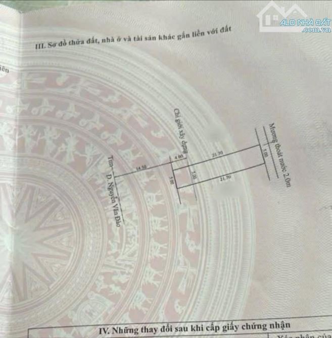 108m2 mặt tiền NGUYỄN VĂN ĐÀO - song song ĐỒNG KHỞI- gần BÙI THỊ XUÂN- chỉ 3,9 tỷ