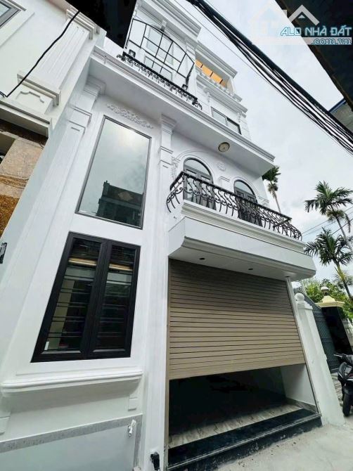 Nhà 4 tầng tổ 3 - Quận An Dương 3 xây độc lập ngõ nông otô cách  mặt trục 20m