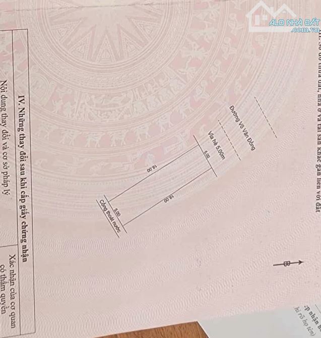 Bán đất mặt tiền đường Võ Văn Đồng giá 5,8 tỷ sạch đẹp trục thông từ Sông Biển Tân Trà