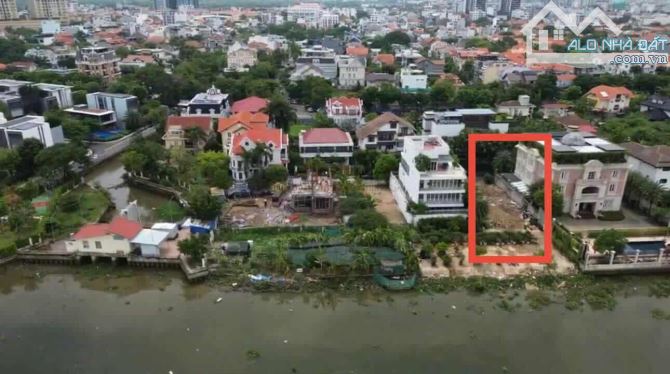 Đất biệt thự VIEW GIÁP SÔNG khu compound Nguyễn Văn Hưởng. DT 615m2. Giá 135 tỷ TL