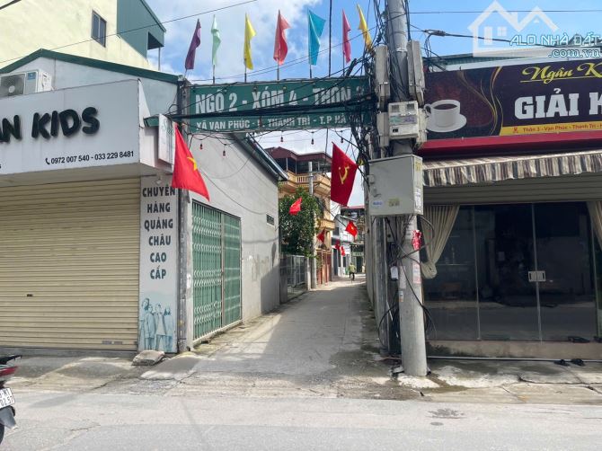 Bán 57m2 đất thôn 3 Vạn Phúc - Thanh Trì, ô tô đỗ cửa, Chỉ hơn 4 tỉ