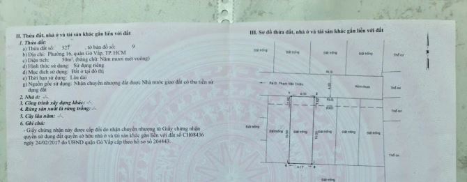 Bán đất khu phân lô đồng bộ đường Phạm Văn Chiêu, p16