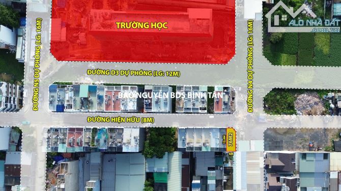 Bán Đất Khu Đồng Bộ Hương Lộ 2 Góc 2 Mặt Tiền 6x14 Giá Tốt 6 Tỷ - 1
