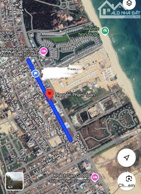 Bán cặp đất biển Tân Trà 280m2 MT Nguyễn Phạm Tuân, sát biển, Hoà Hải, Ngũ Hành Sơn - 1