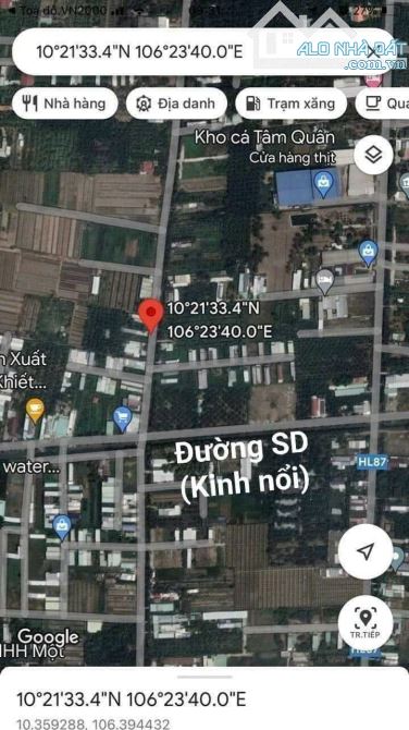 HẠ GIÁ - Mặt tiền đường nhựa N3 bên thịt, gần Uỷ ban nhân dân Xã Tân Mỹ Chánh.,TP Mỹ Tho T - 1