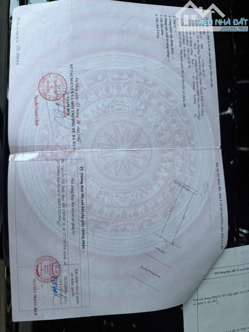 ++ Chào  Bán Cặp đất đường Phùng Hưng, Phường  Thanh Khê Tây - Tp Đà Nẵng -- Diện tích : - 1