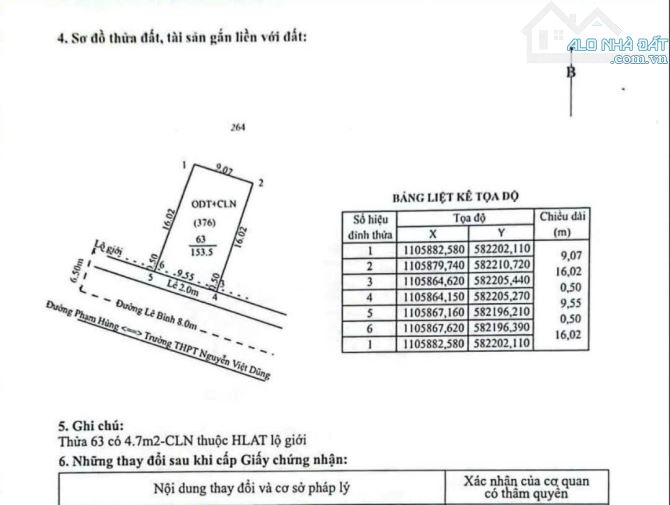 MẶT TIỀN 9,5M 9 TỶ ĐƯỜNG LÊ BÌNH 221 M2 P CÁI RĂNG, TP CẦN THƠ - 1