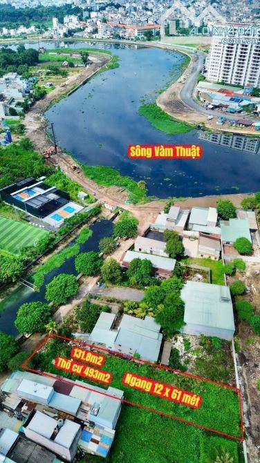 Bán đất Nguyễn Thị Nhuần, An Phú Đông, (12 x 61), đường nhựa 10m view kênh, 23 tỷ - 1