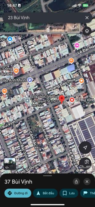 Bán 100m đất mặt tiền đường 7,5m Bùi Vịnh gần Lê Đại Hành Khu Hoà Thọ Đông Q. Cẩm Lệ - 1