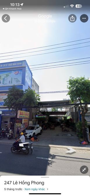Bán đất mặt tiền Lê Hồng Phong Phước Hải cách siêu thị Coopmart 200m - Diện tích : 551.7m2 - 1