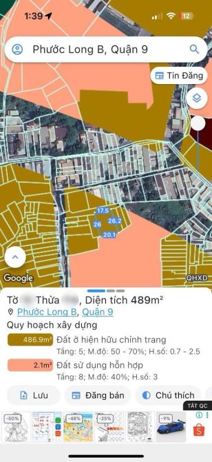 9TỶ TL - ĐẤT 96M2 - Đường 147 PHƯỚC LONG B 📍Ngay chợ Hoa Cau - 2