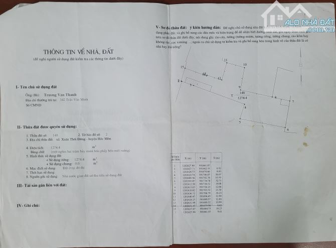 Cho thuê kho, nhà xưởng 1274 m2, cách QL Xuyên Á 200m, mặt tiền đường nhựa Trần Văn Mười. - 2