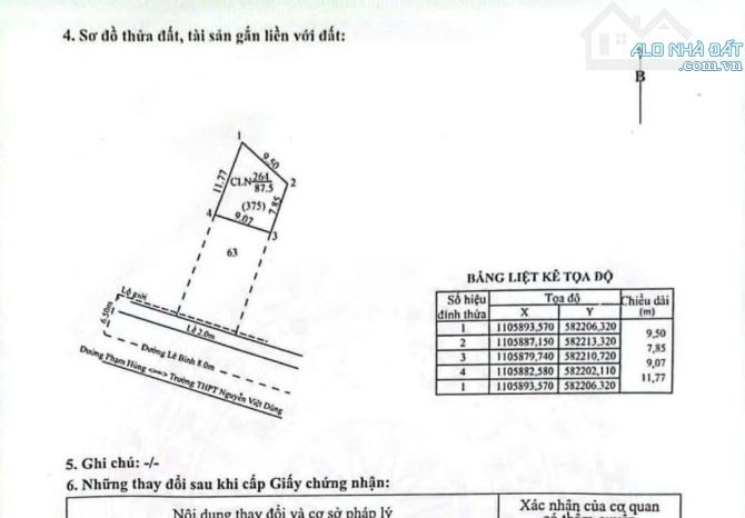MẶT TIỀN 9,5M 9 TỶ ĐƯỜNG LÊ BÌNH 221 M2 P CÁI RĂNG, TP CẦN THƠ - 2