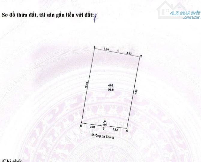 BÁN TOÀ MẶT PHỐ ĐÊ LA THÀNH TO QUẬN ĐỐNG ĐA-DIỆN TÍCH 97M2 MT 9M-GIÁ 83.5 TỶ - 2