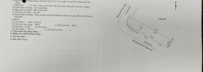 💎Cần bán lô góc 2 Mặt Tiền đường Phùng Hưng và Dũng Sĩ Thanh Khê.Đà Nẵng - 3
