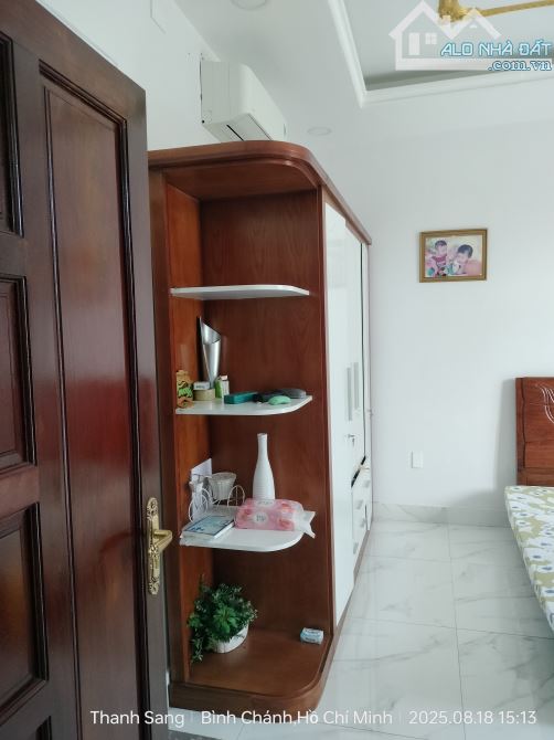 Nhà mới 1 Trệt 3 lầu 6x20m 6 Phòng góc 2 mặt tiền KDC Bình Hưng Quốc Lộ 50 Giá 25 Triệu - 3