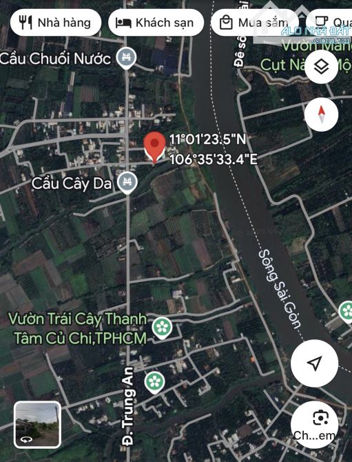 Bán đất Trung An 2 mặt tiền trước sau gần Sông Sài Gòn rất đẹp - 3