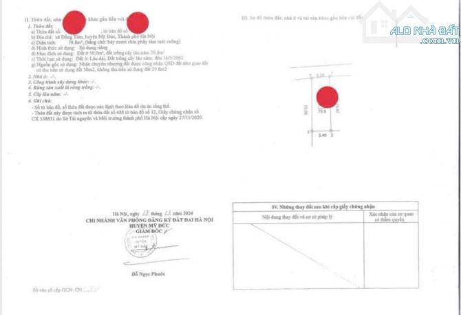 80m2 bám trục thông, ô tô tránh tại Đồng Tâm, Mỹ Đức - 3