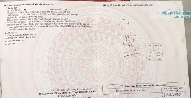 bán đất hẻm cấp 2 của 434 Ymoan - giá: 1.250 tỷ - 3
