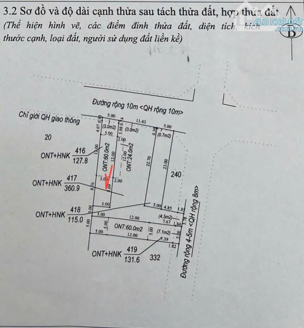 BÁN ĐẤT HẺM TỐ HỮU - HOÀ KHÁNH - 499 TRIỆU - 3