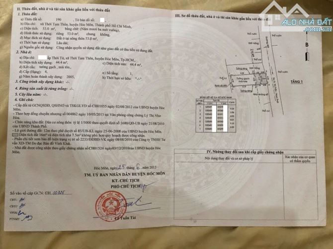 CCG gửi bán gấp căn nhà cấp 4, SHR, 53m2, Thới Tam Thôn, Giá 820tr. - 4