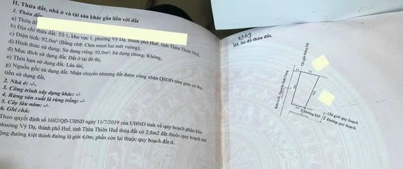 DÃY TRỌ 2 MẶT TIỀN KIỆT NGUYỄN SINH CUNG  👉 Diện tích đất 92m2,ngang 5.5m, nở hậu 👉 Lô g - 4