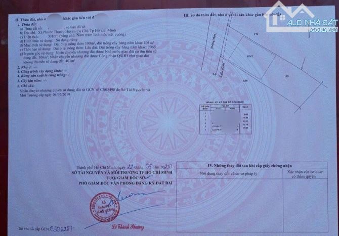 CẦN BÁN LÔ ĐẤT 501M2 TỈNH LỘ 7 GẦN CHỢ PHƯỚC THẠNH GIÁ 780 TRIỆU - 5