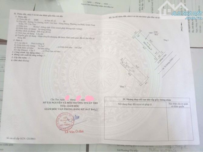 Nhà 1 Trệt 1 Lầu đường Tú Xương 5,6 tỷ kdc hồng phát Ninh Kiều TP Cần Thơ - 5