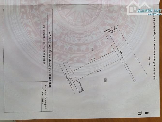 Bán đất MT Bình Nhâm 42 cách Nguyễn Chí Thanh 15m, 374m2 SHR Ngang 8,3m, chỉ 20tr/m2 TL - 5