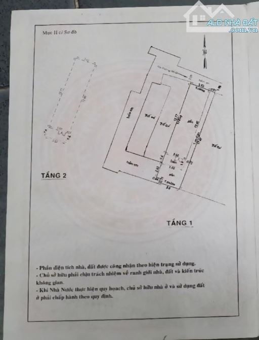 NHÀ GÒ VẤP – THỐNG NHẤT, P.11 – NGANG 4.5M – 100M² – CHỈ 7 TỶ - 5