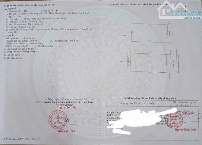 📌📌📌LÀM VIỆC TRỰC TIẾP GIÁ TỐT !!!Bán nhà 2 tầng đường nguyễn hữu thận thanh khê - 9