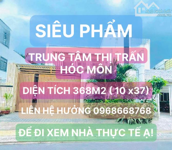 Bán Nhà Mặt Tiền Hóc Môn - 368M2 ( 10 x37) - 2Tầng S.Thượng - Đường Nhựa 16m- Hơn 10 Tỷ. - 5