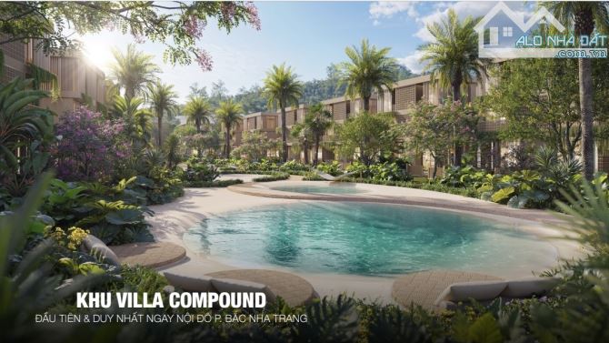 Biệt thự compound lưng tự núi mặt hướng biển La Tiên Villa