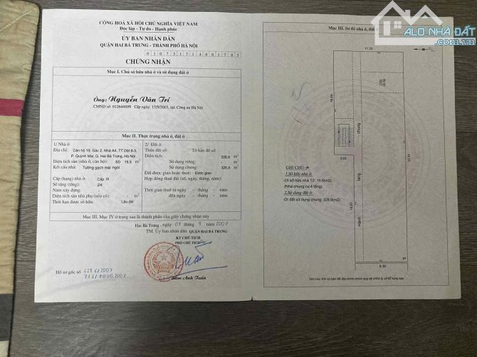 Bán Nhà Tập Thể Phố 8/3 20M - Tầng 2 Giá 2 Tỷ. Full nội thất