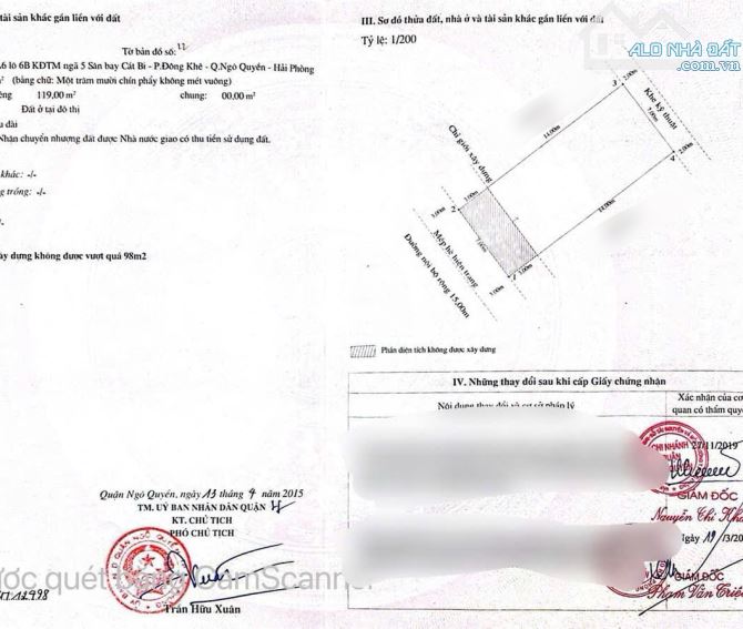 - Bán đất Lô 6B Lê Hồng Phong gần Phượng Chi - Diện tích: 119m2 ngang 7m dài 17m - Khe kỹ