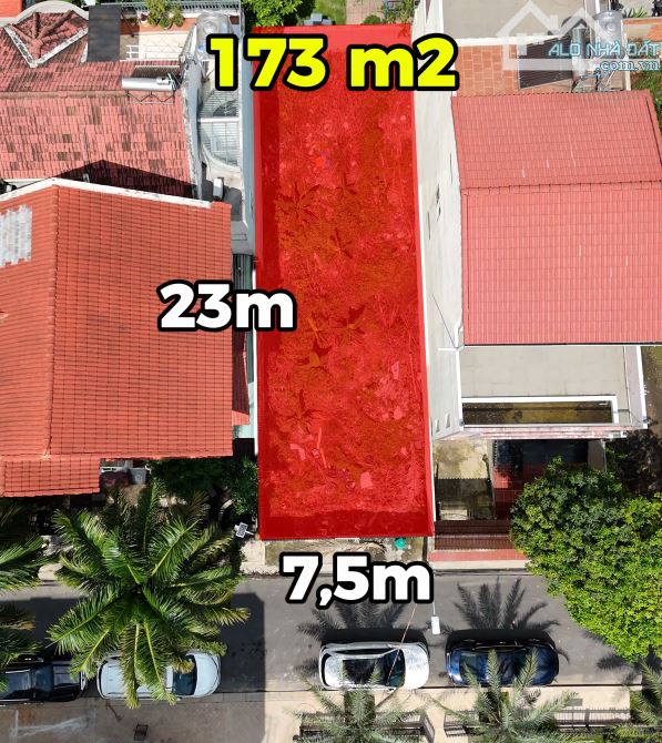 Bán đất Thảo Điền quận 2 đường Quốc Hương. View công viên đẹp. Diện tích 173m2. Ngang 7,5m