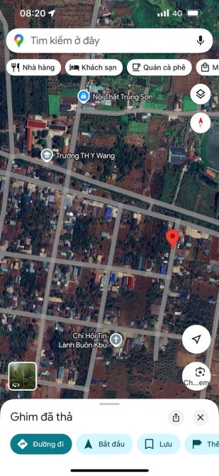 Đất hẻm Tố Hữu đi vào thuộc buôn Kbu xã Hoà Khánh