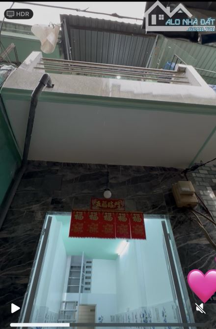 1,85 tỷ bán nhà Bình Tân, Mã Lò, dt 12,6m2, dtsd 25.2 m2, sổ riêng