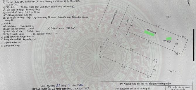 Bán nhà 1 trệt 2 lầu đường số 13 Thới Nhựt, Tp Cần Thơ. - 1