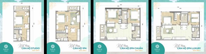 CĂN HỘ BIỂN MAIA HỒ TRÀM Studio 35m² – View biển – Thiết kế chuẩn 5 sao - 1