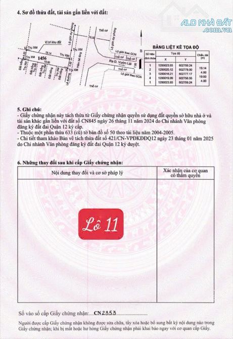 Bán nền đất 76m2 hẻm 114 đường Vườn Lài Phường An Phú Đông giá An Cư và Đầu Tư - 1