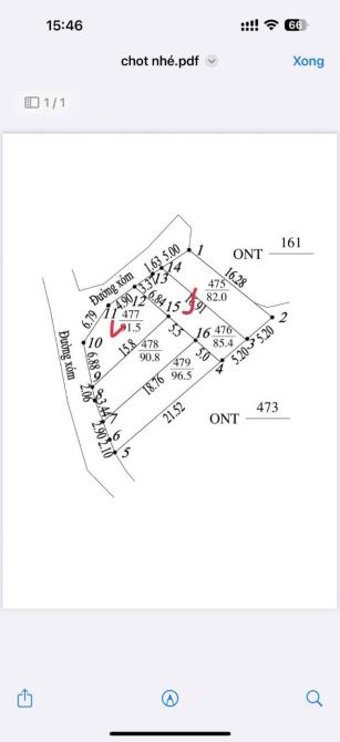 2 ô đất đẹp Dân Quyền - Tam Nông - Phú Thọ giá cực đầu tư - 1